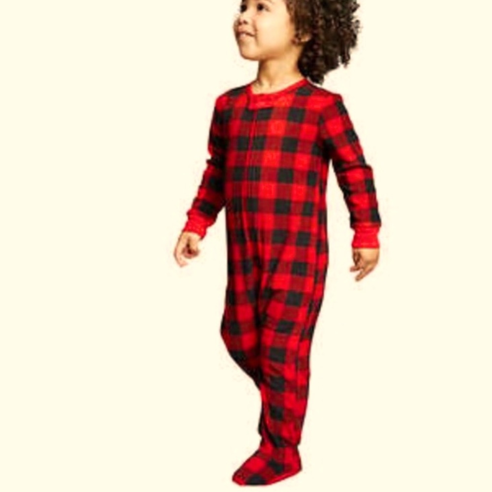 Eddie Bauer Red Plaid Buffalo Pajama 12 Months